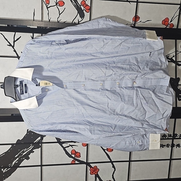 Daniel Cremieux Tailored Fit Striped Button Shirt Size Large NWT - Picture 1 of 7